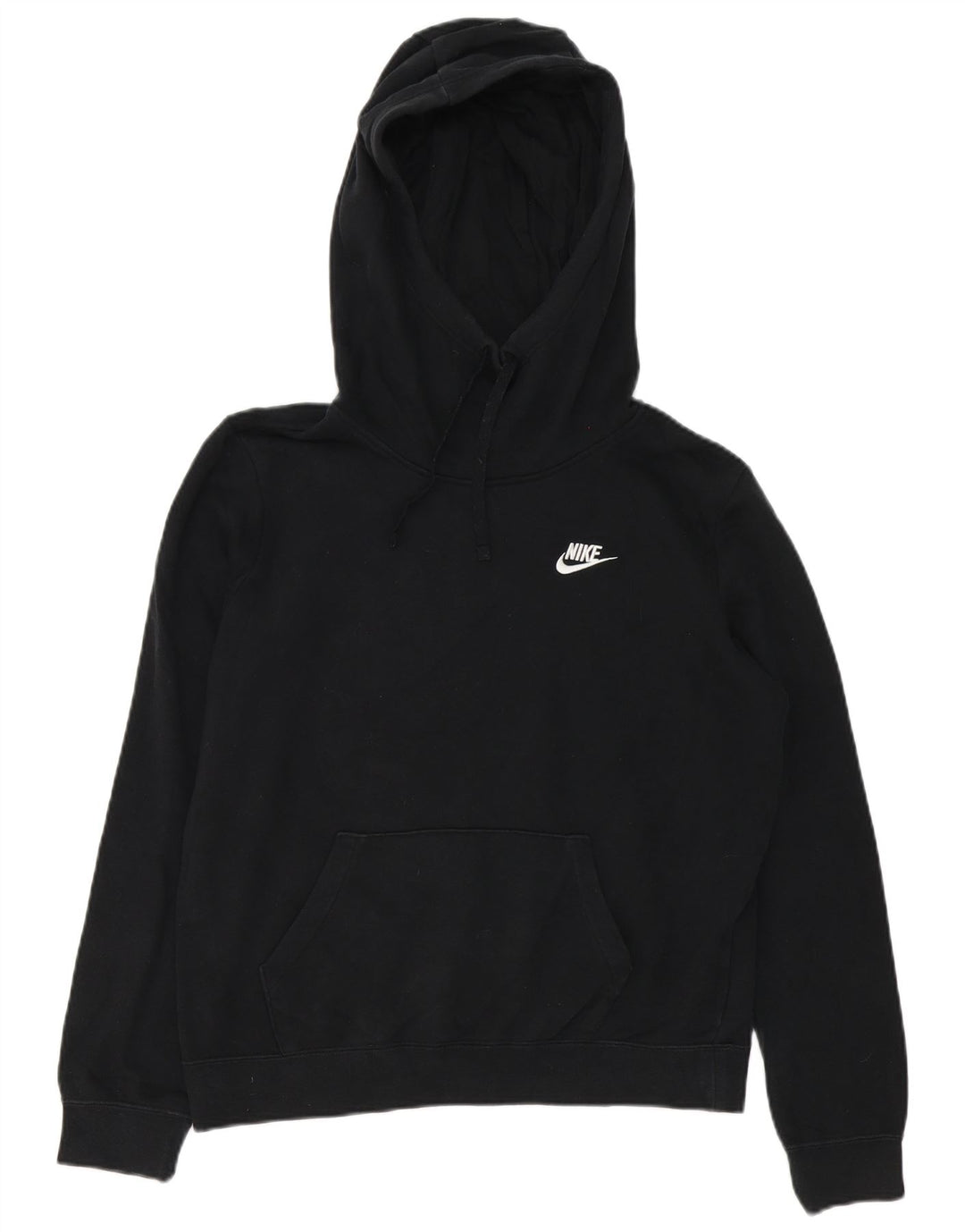 Nike - Sudadera con capucha para hombre (algodón negro mediano)