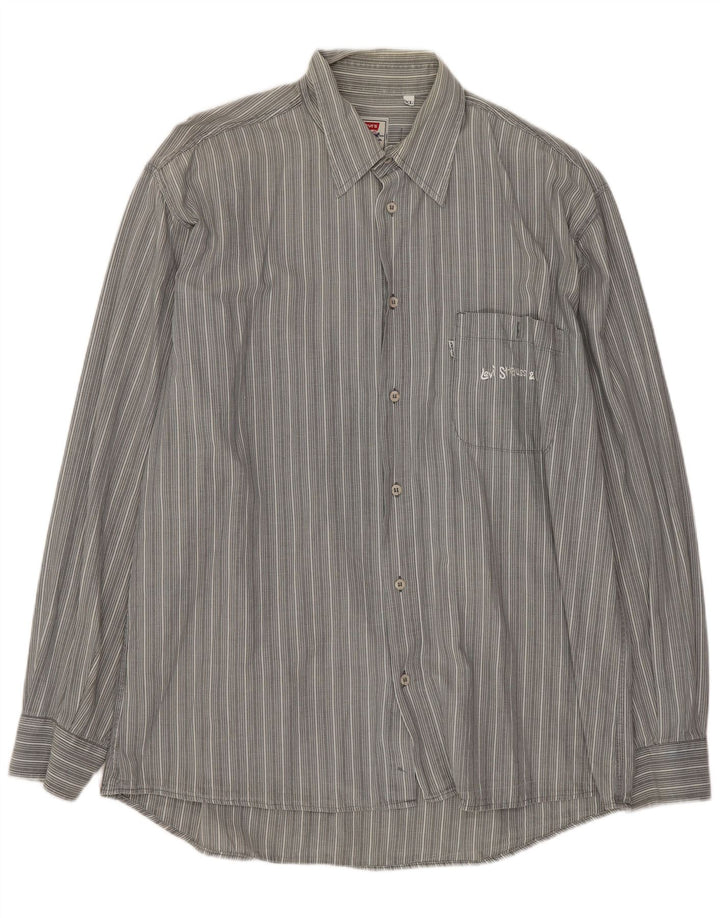Camisa LEVI'S Hombre XL Gris Raya diplomática