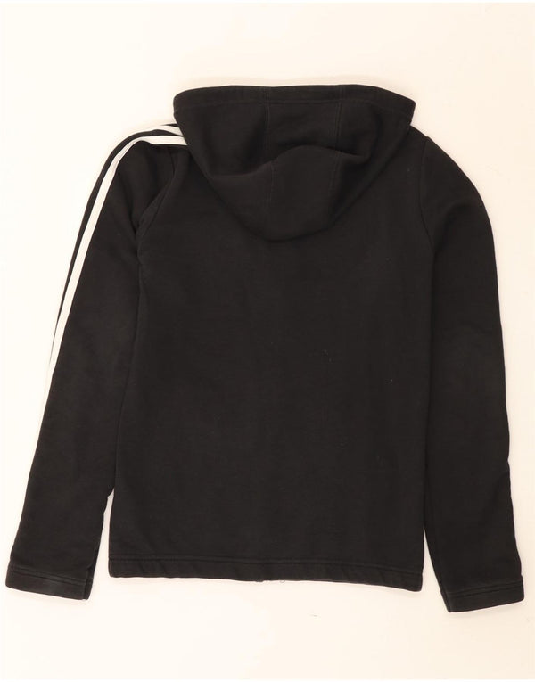 Adidas Sudadera con capucha y cremallera para niña 13-14 años Algodón negro