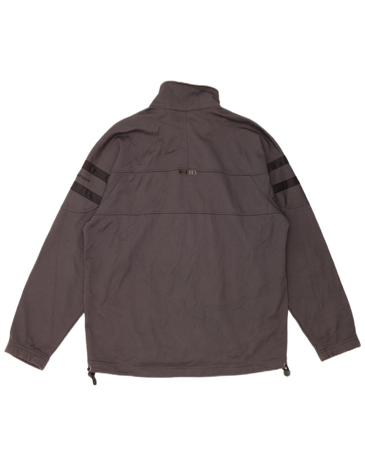 ASICS Chaqueta de chándal holgada para hombre XS Gris Poliéster