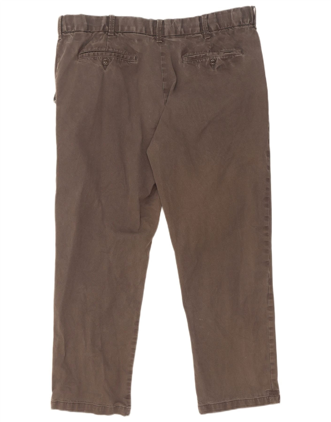 Marks & Spencer Pantalón chino recto azul Harbor para hombre W40 L29 Gris