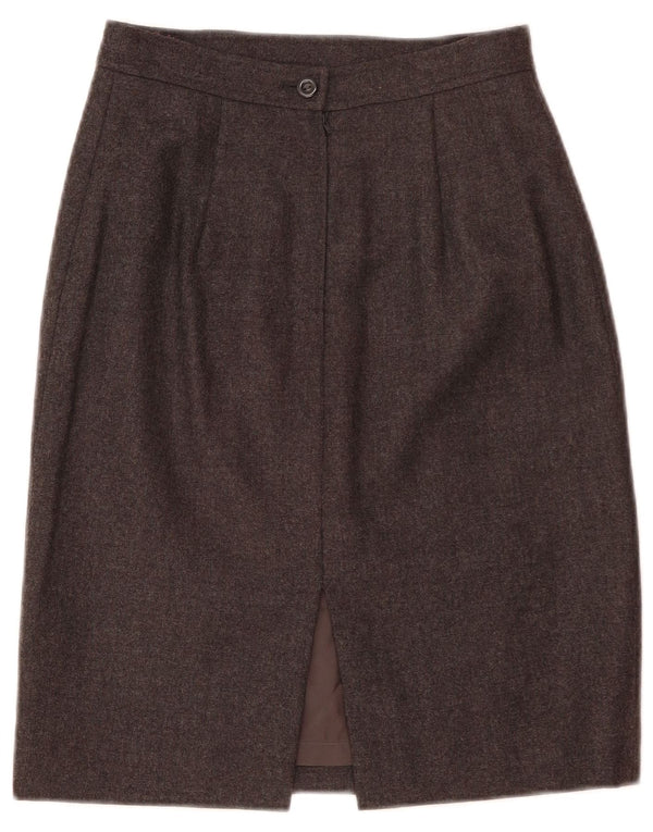 UNGARO Falda recta para mujer IT 40 Small W26 Grey Cupro