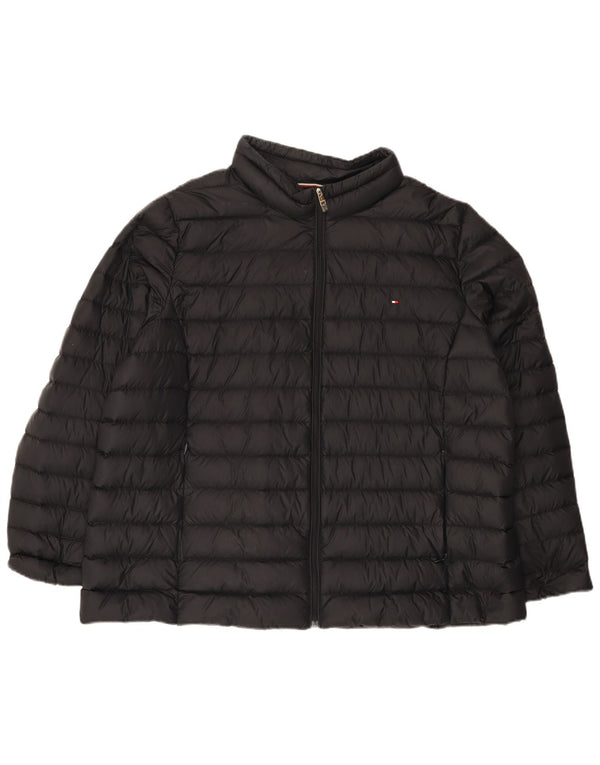Tommy Hilfiger Chaqueta acolchada para mujer UK 20 2XL Poliamida negra