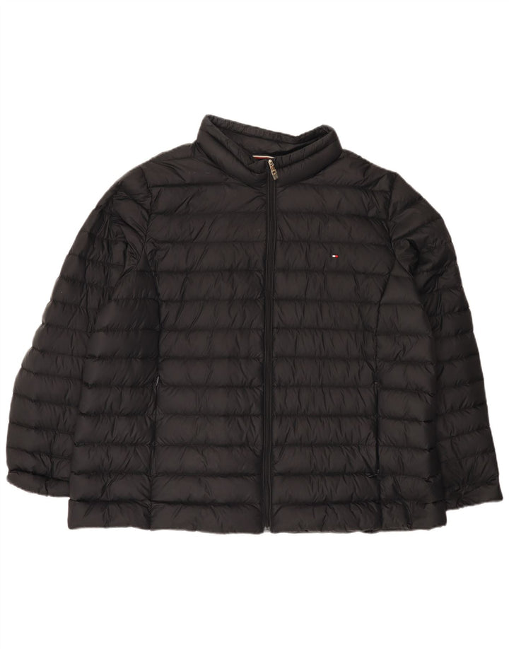 Tommy Hilfiger Chaqueta acolchada para mujer UK 20 2XL Poliamida negra