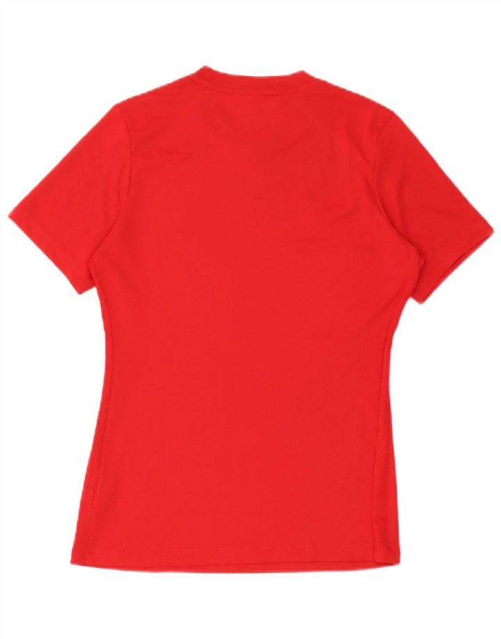 Camiseta Nike Dri Fit para hombre Top poliéster rojo mediano