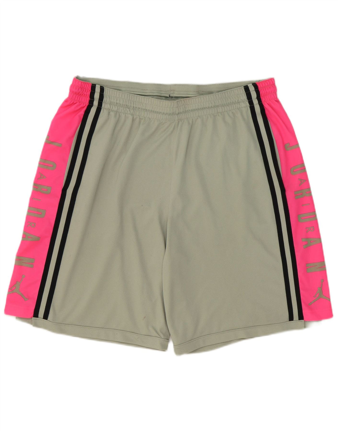 Jordan Pantalones cortos deportivos gráficos para hombre 2XL Gris Colorblock Poliéster