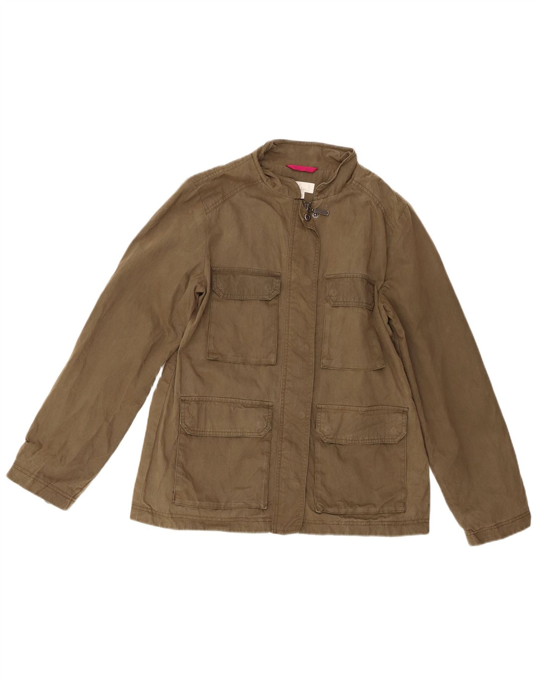 Boden Chaqueta utilitaria para mujer UK 42 Algodón caqui mediano