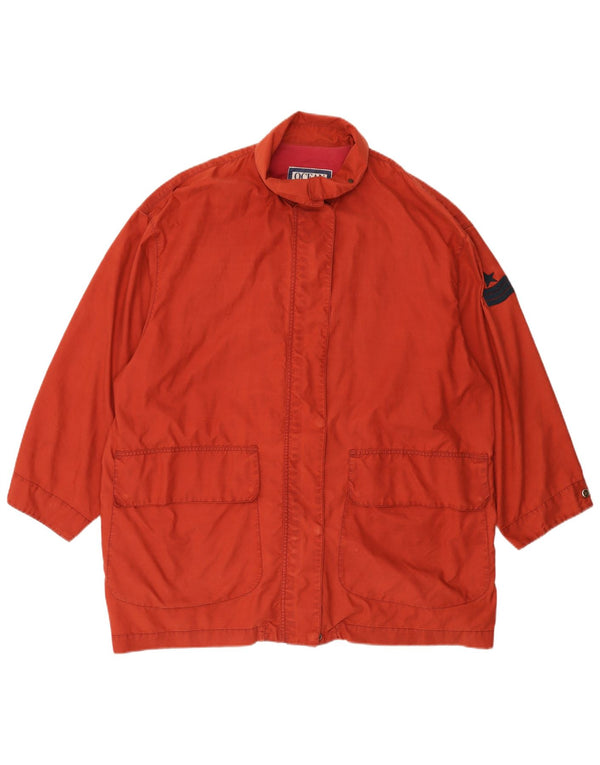 Ocean Star Womens Oversized Utility Jacket IT 46 Large Burgundy