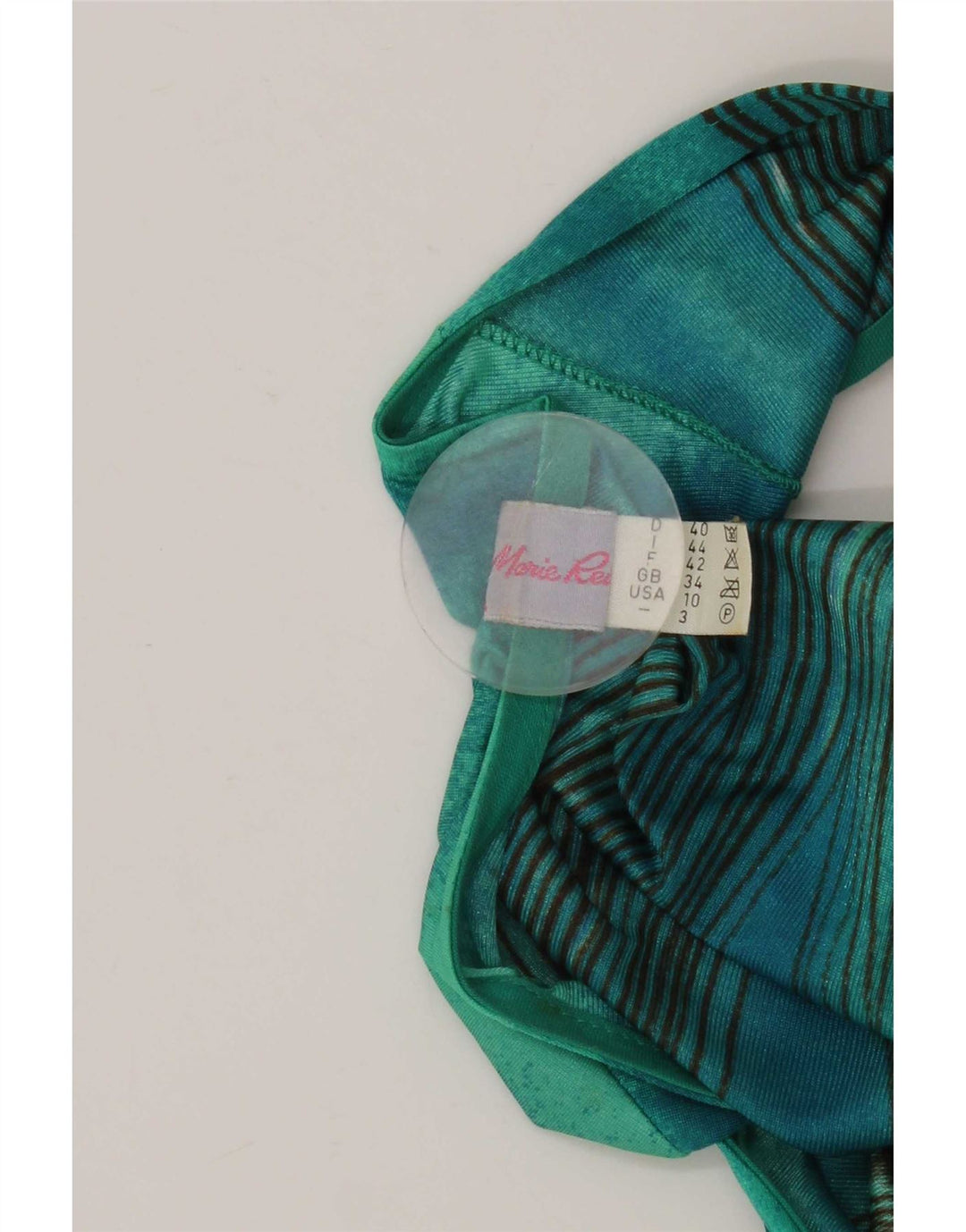 Mono Vintage Mujer IT 44 Poliamida Floral Verde Medio