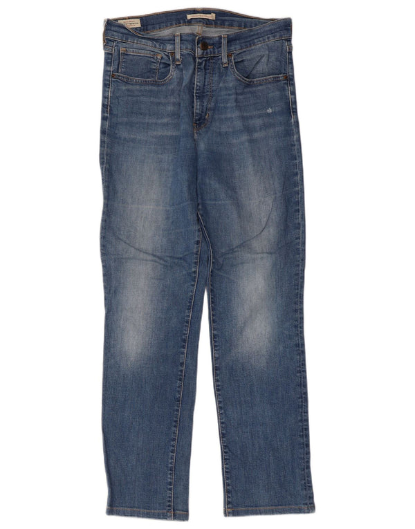 Levi's Mujer 724 Vaqueros Rectos De Tiro Alto W30 L28 Algodón Azul