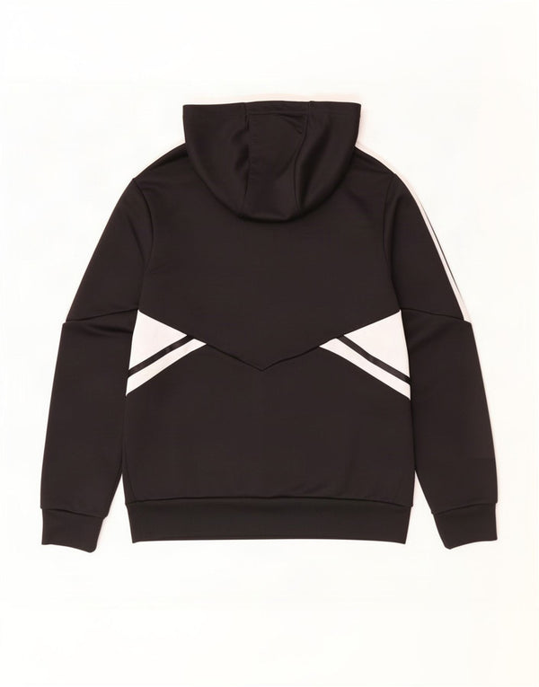 Adidas - Sudadera con capucha para niños (13-14 años), color negro