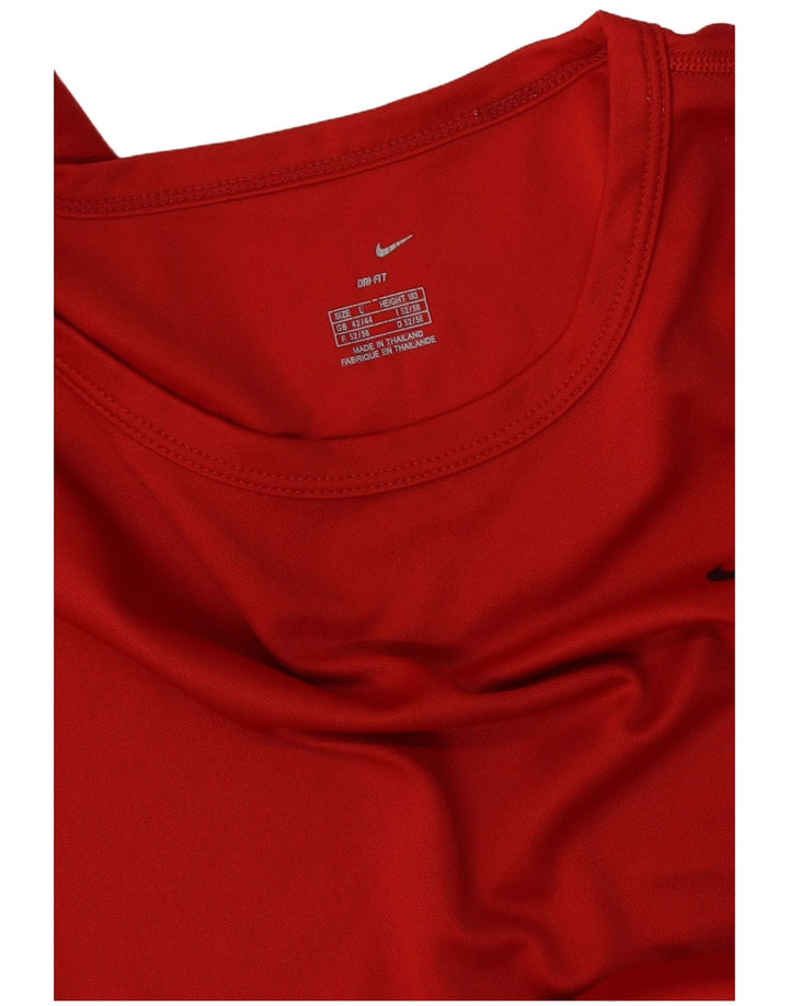 Nike - Camiseta Dri Fit para hombre, talla grande, color rojo