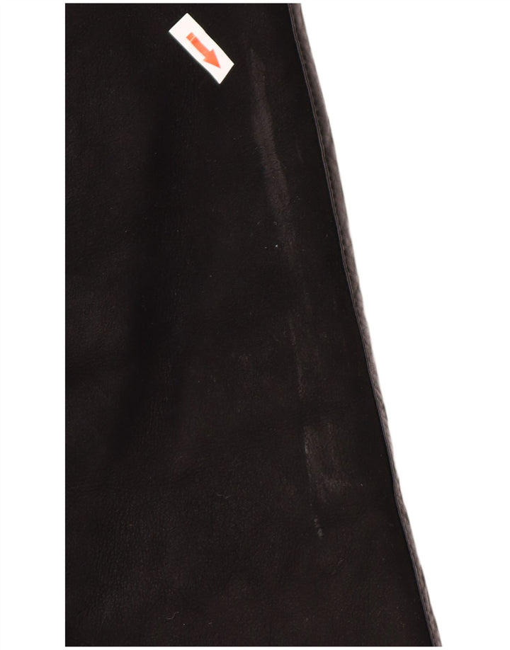 Abrigo de piel de oveja extragrande para mujer Skinni IT 40 Small Black Shearling