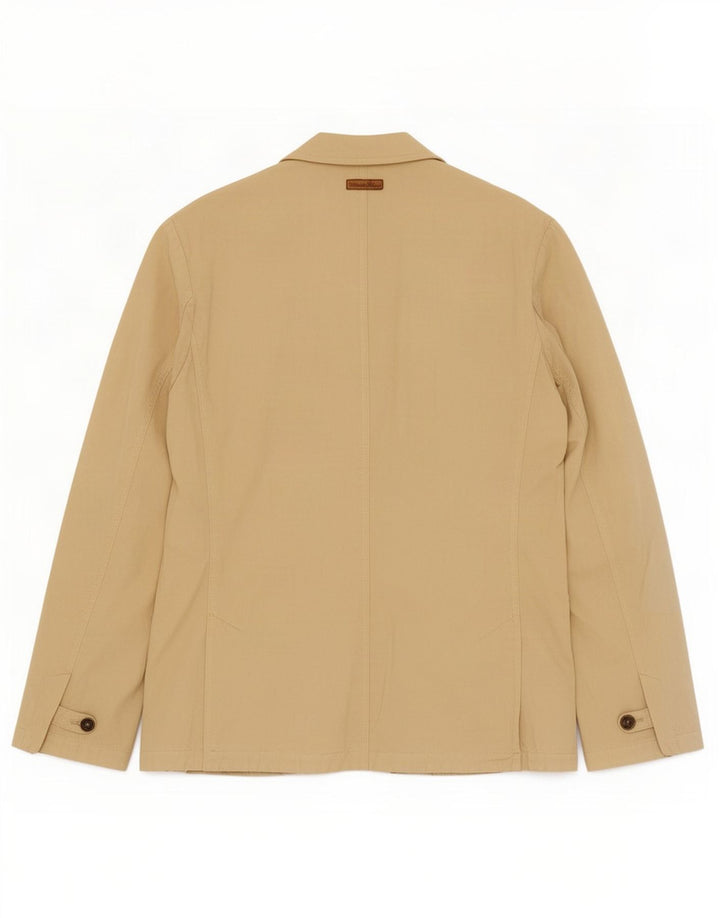 Marlboro Classics Chaqueta tipo blazer de 3 botones para hombre EU 52 XL Algodón beige