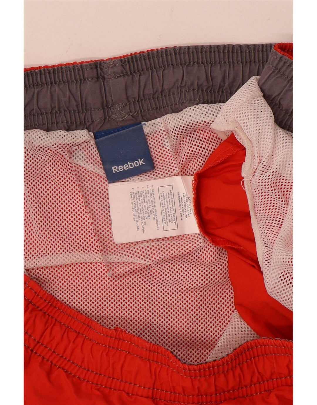 Reebok Bañador Hombre XL Algodón Rojo