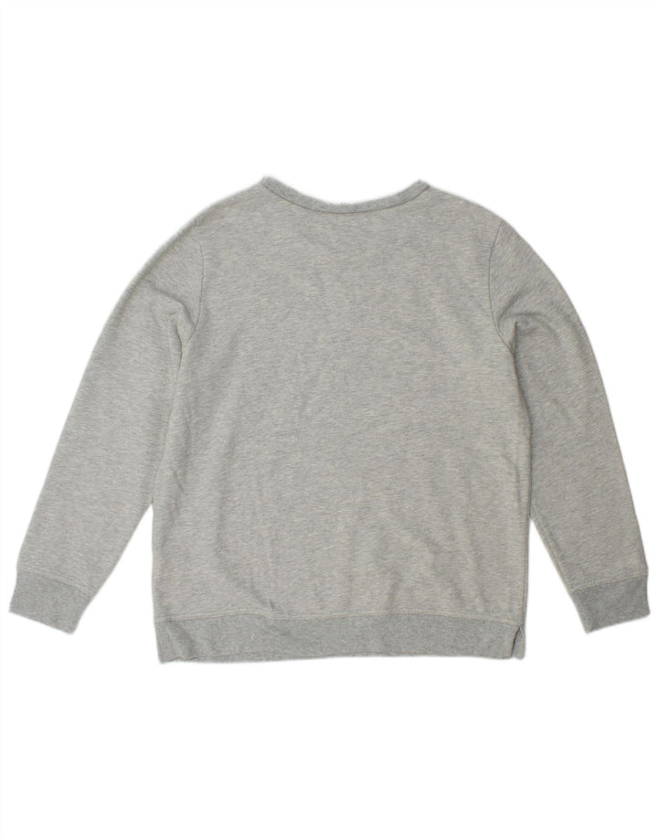 GAP Sudadera con gráfico alto para mujer UK 40 Algodón gris medio