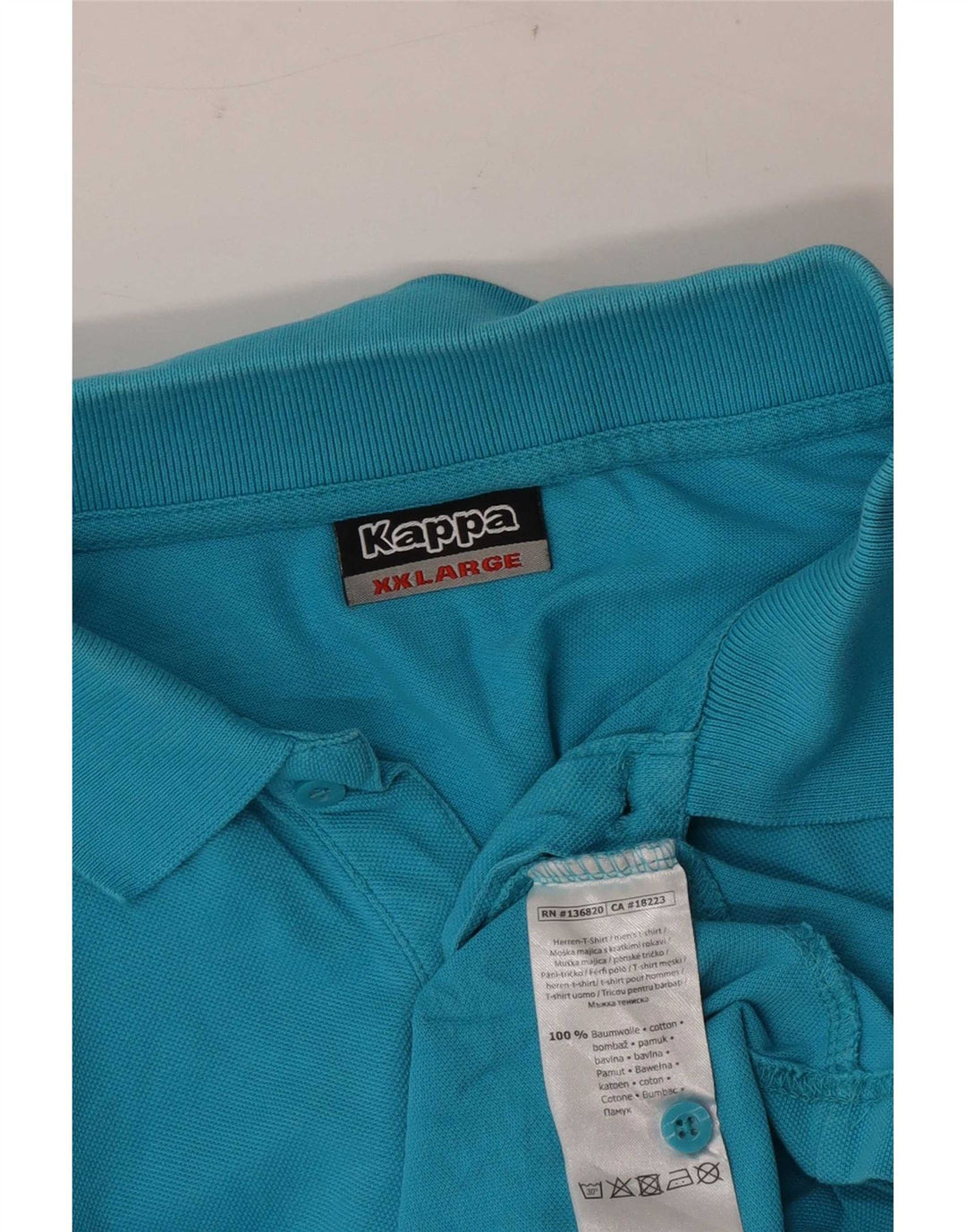 Kappa Polo Hombre 2XL Algodón Azul