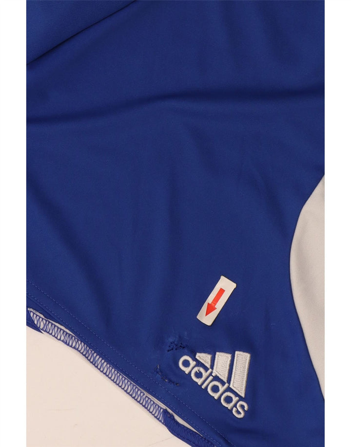 Adidas Mens Climalite Sport Shorts Azul Medio Colorblock Poliéster