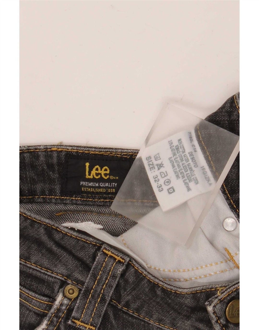 Vaqueros Lee Desoto Bootcut para mujer W32 L33 Algodón gris