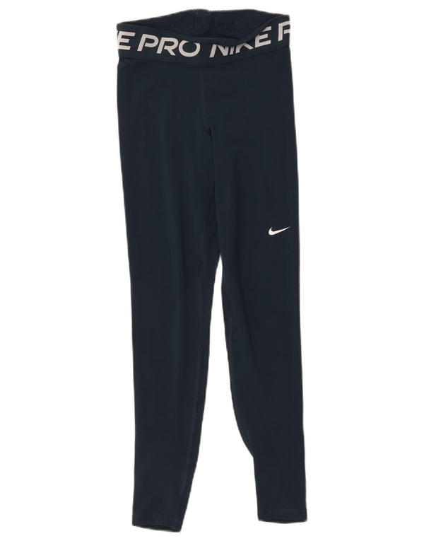 Nike Leggings Dri Fit Graphic para mujer UK 6 XS Azul marino