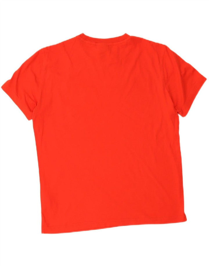 CHAMPION Mens Graphic T-Shirt Top Small Red Cotton