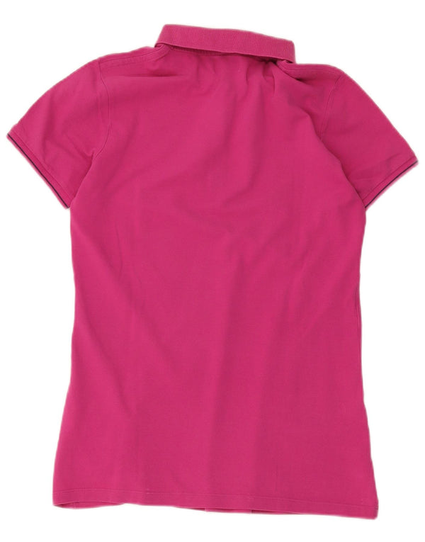 Kappa Polo gráfico para mujer UK 44 Grande Algodón rosa