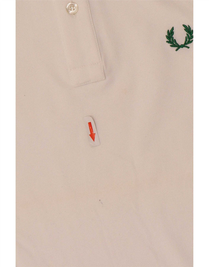 Fred Perry Polo Ligero Y Elástico De Algodón Blanco Medio Para Hombre