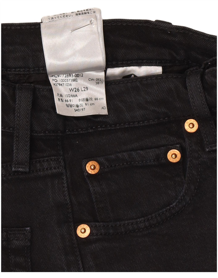 Levi's Vaqueros Rectos Ribcage Para Mujer W26 L29 Algodón Gris