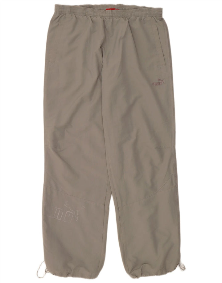 PUMA Pantalones de chándal con estampado gráfico para hombre Joggers Large Grey Poliéster