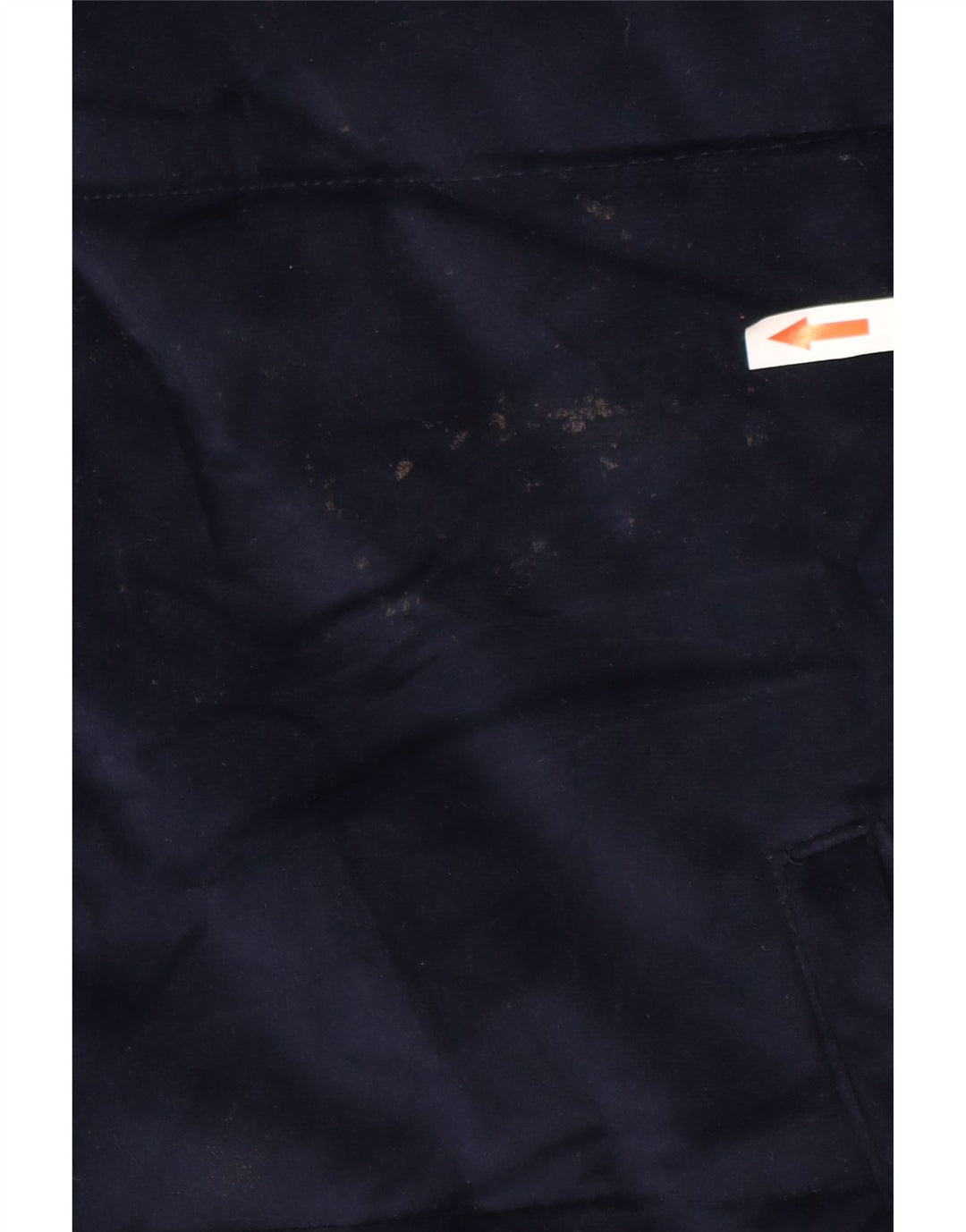 Marks & Spencer Chaqueta Acolchada De Terciopelo De Gran Tamaño para Mujer UK 10 Small Azul Marino