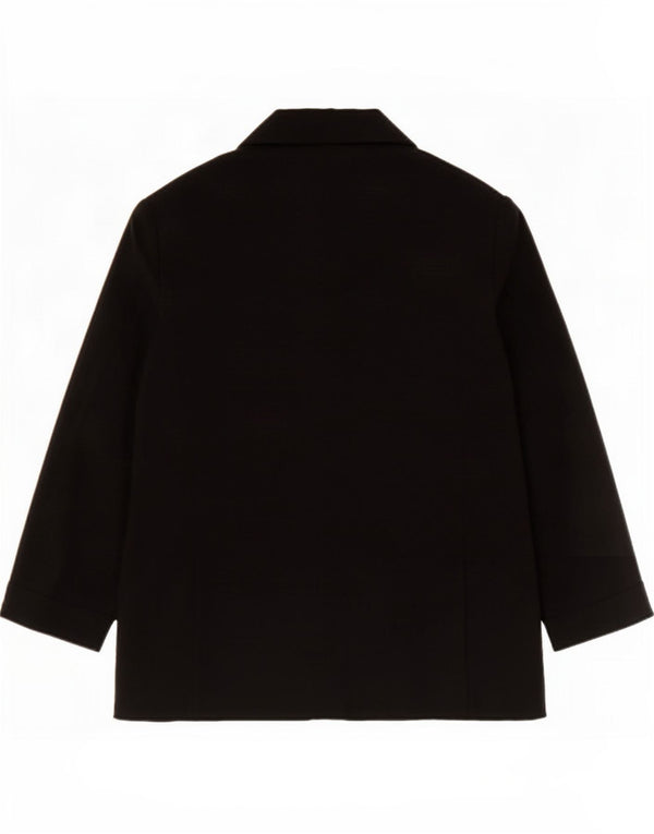 Marks & Spencer Chaqueta Blazer Abierta de Manga 3/4 para Mujer UK 44 Grande Negro