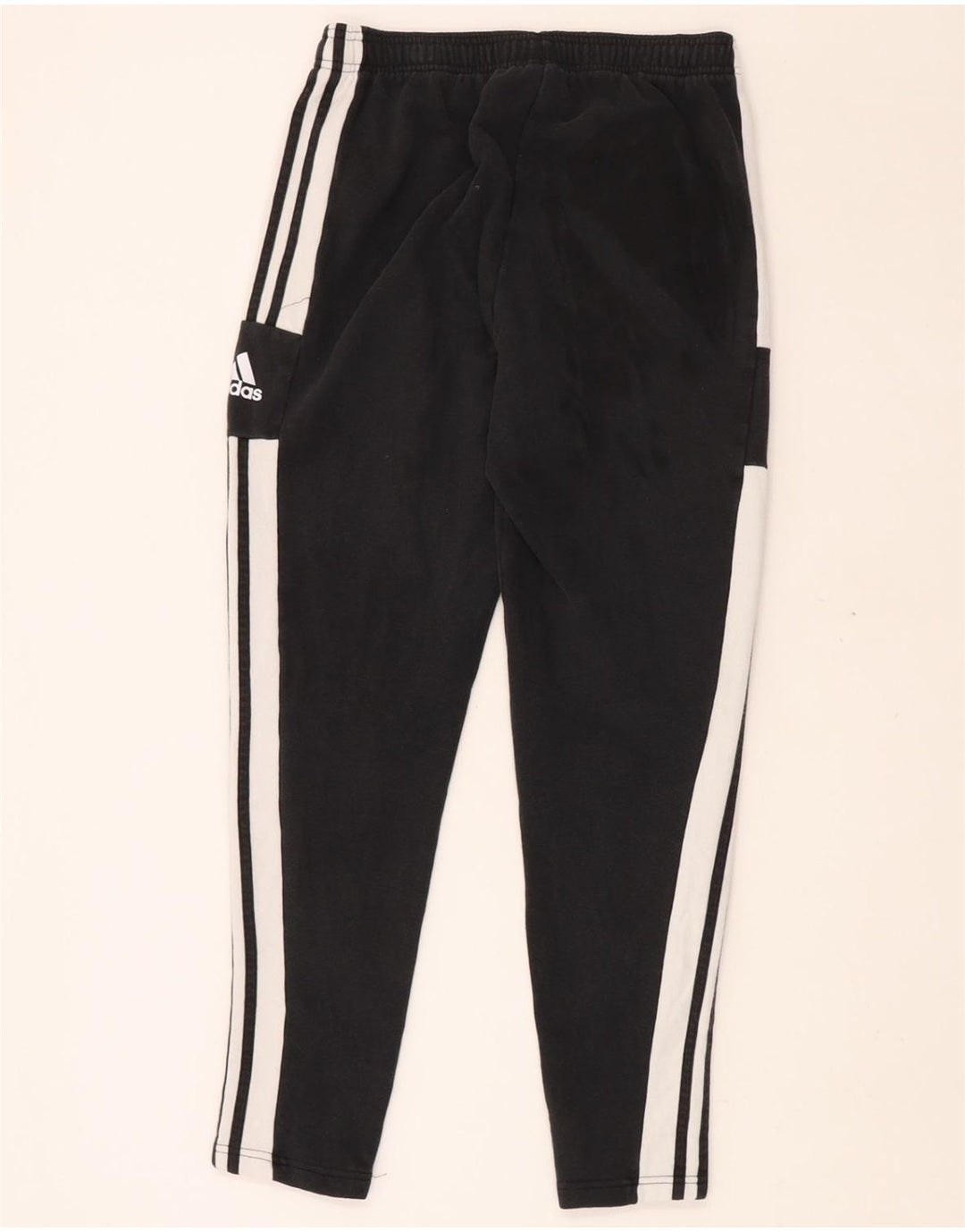 Pantalones de chándal ADIDAS para hombre, algodón negro mediano