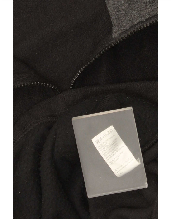 Marks & Spencer Chaqueta polar para hombre UK 44 2XL Poliéster negro