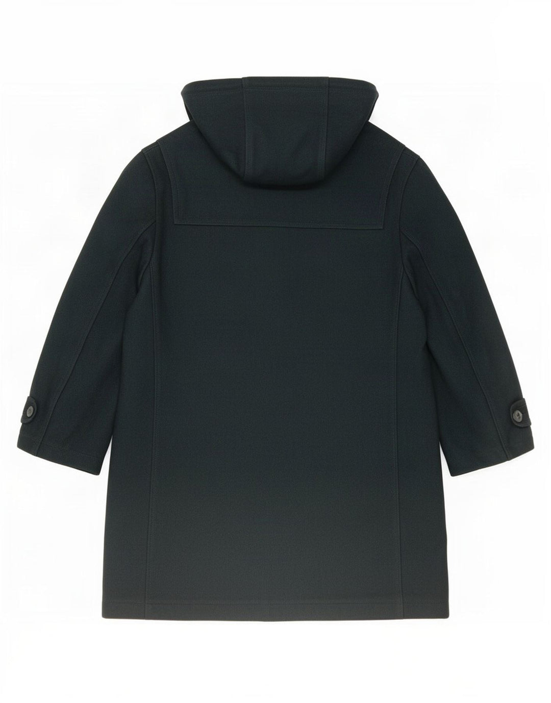 Vintage hombre con capucha Duffle Coat IT 46 Pequeña lana verde