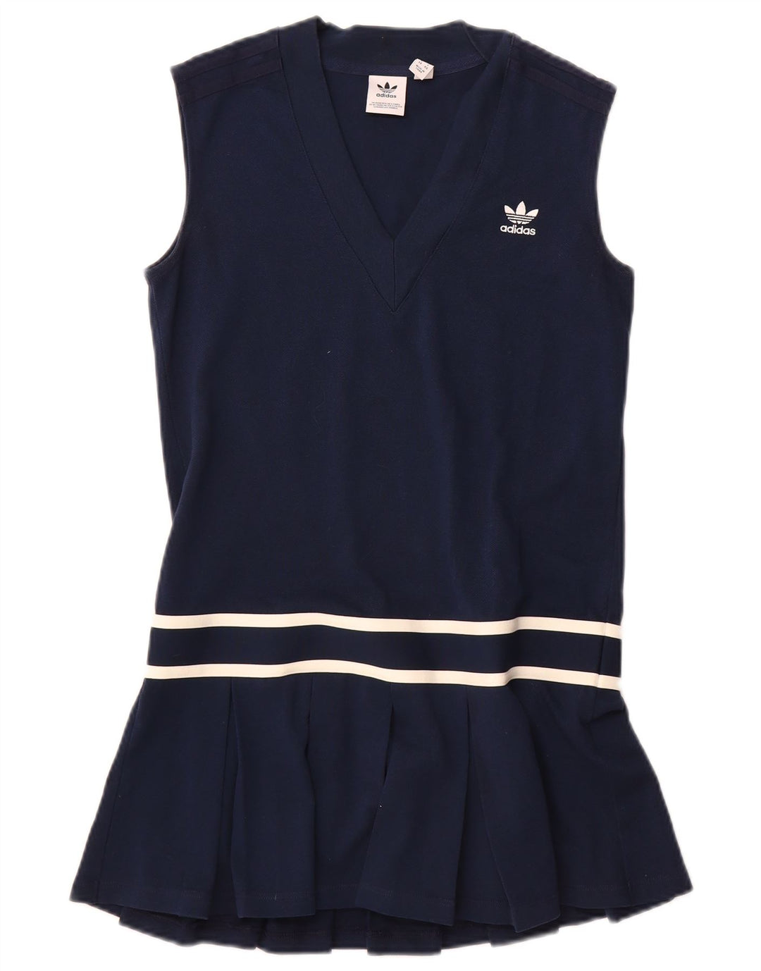 Adidas Vestido de tenis para mujer UK 8 Small Azul marino Poliéster