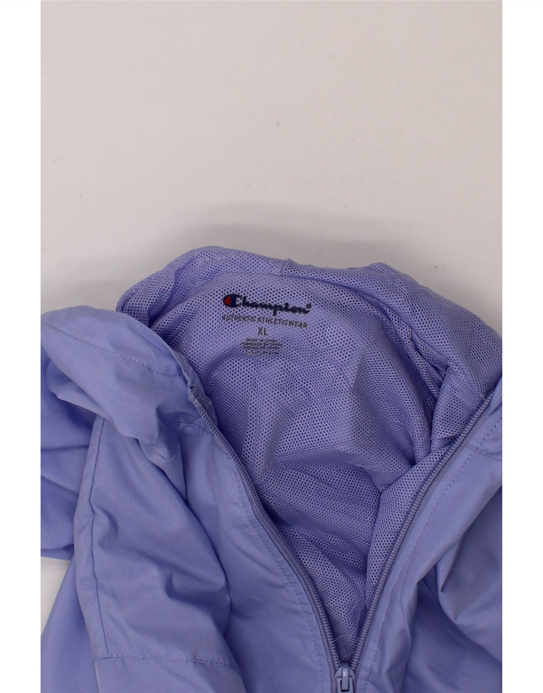 CHAMPION Girls Hooded Pullover Rain Jacket 13-14 Years XL  Purple Vintage Champion and Second-Hand Champion from Messina Hembry 
