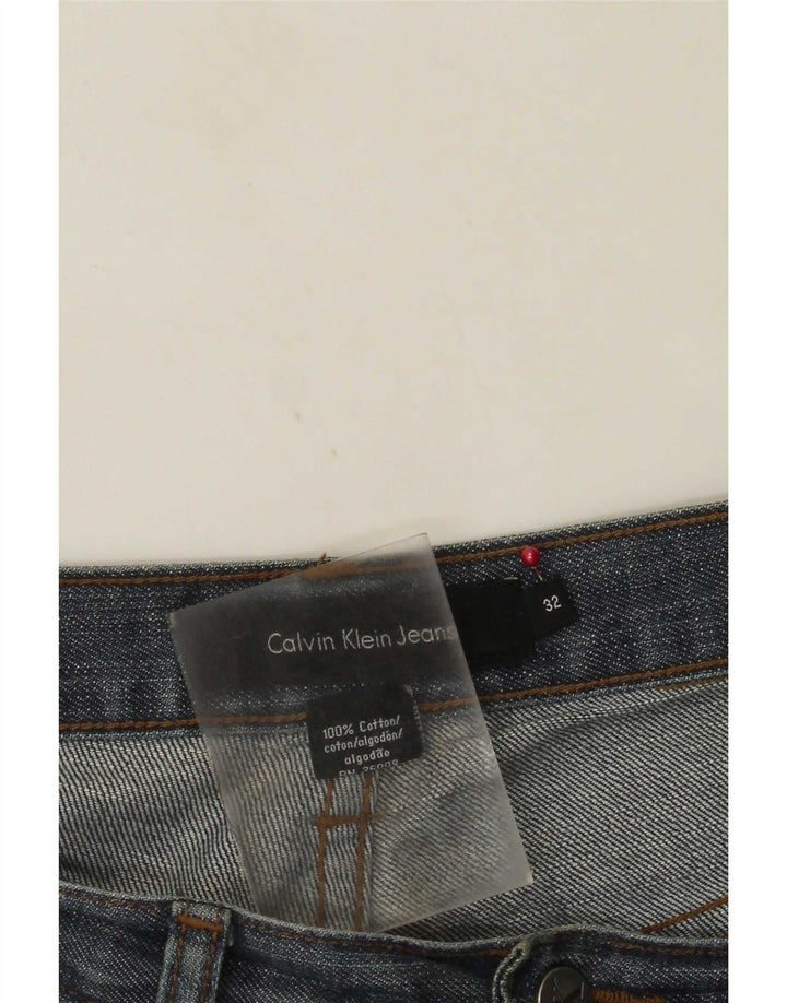 Calvin Klein Jeans rectos para hombre W32 L30 Algodón azul