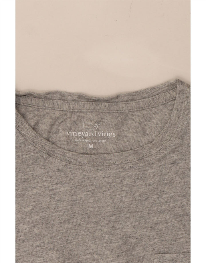 VINEYARD VINES Mens Graphic T-Shirt Top Medium Grey Cotton Vintage Vineyard Vines and Second-Hand Vineyard Vines from Messina Hembry 