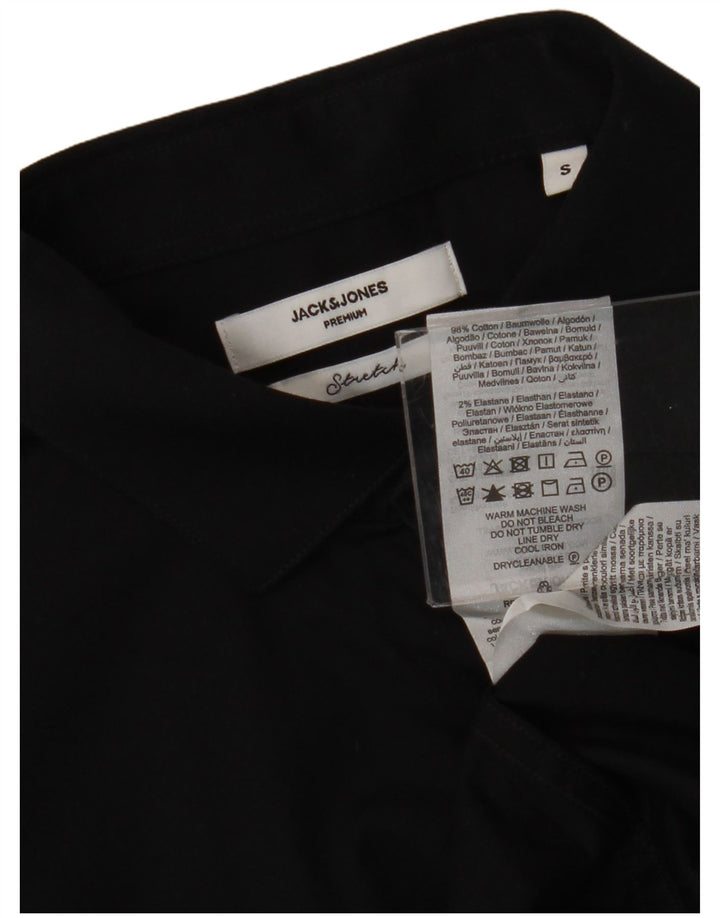 Camisa Jack & Jones Hombre Small Algodón Negro