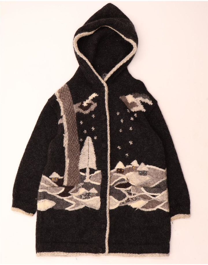 DOBRILA Suéter tipo cárdigan extragrande para mujer Reino Unido 16 Grande Gris Novedad