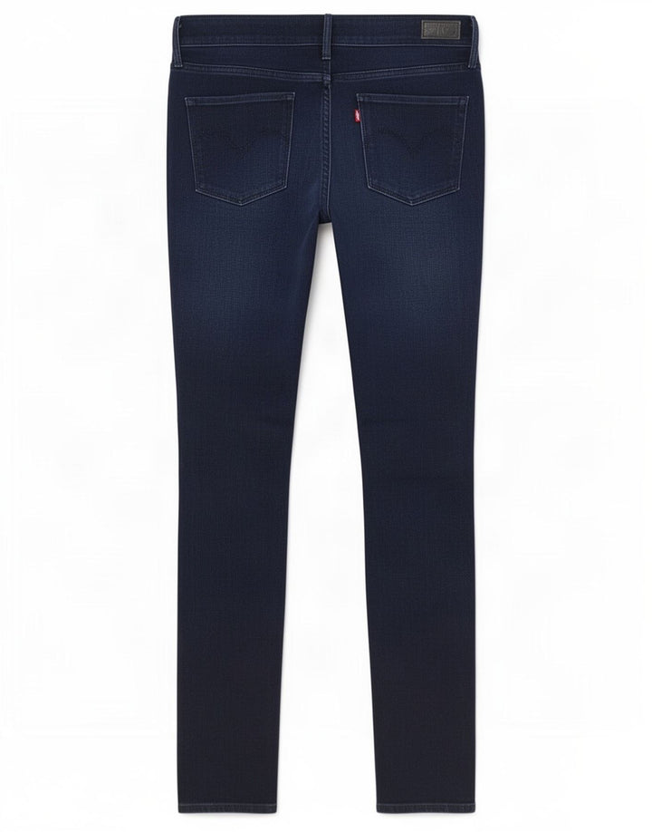 Levi's Vaqueros Slim De Tiro Medio Con Curva Ligera Para Mujer W30 L34 Azul Marino