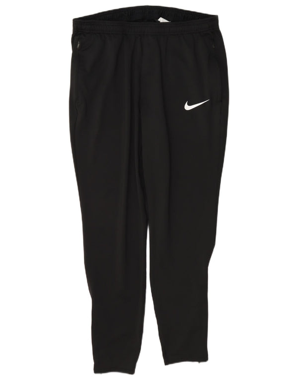 Nike - Pantalones de chándal ajustados Dri Fit para hombre, tamaño grande, color negro, poliéster