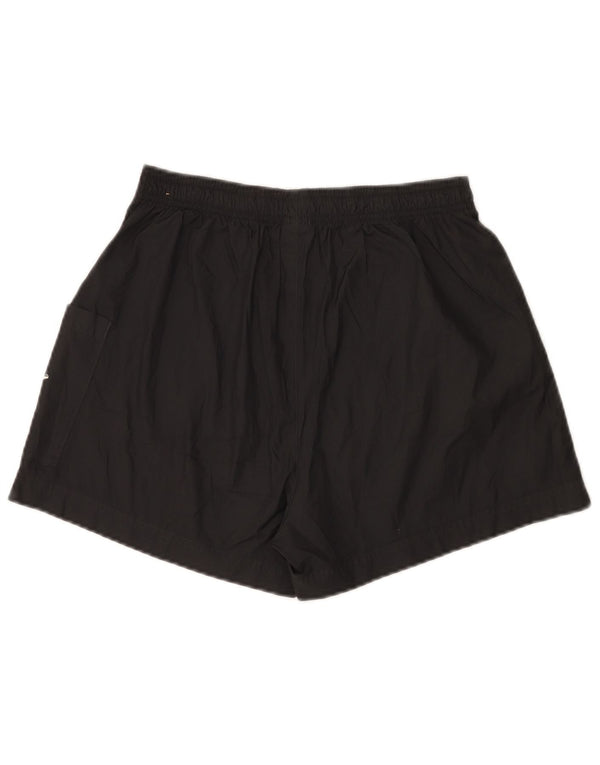 Nike Pantalones cortos deportivos gráficos para mujer UK 46 Grande Negro Colorblock Poliéster
