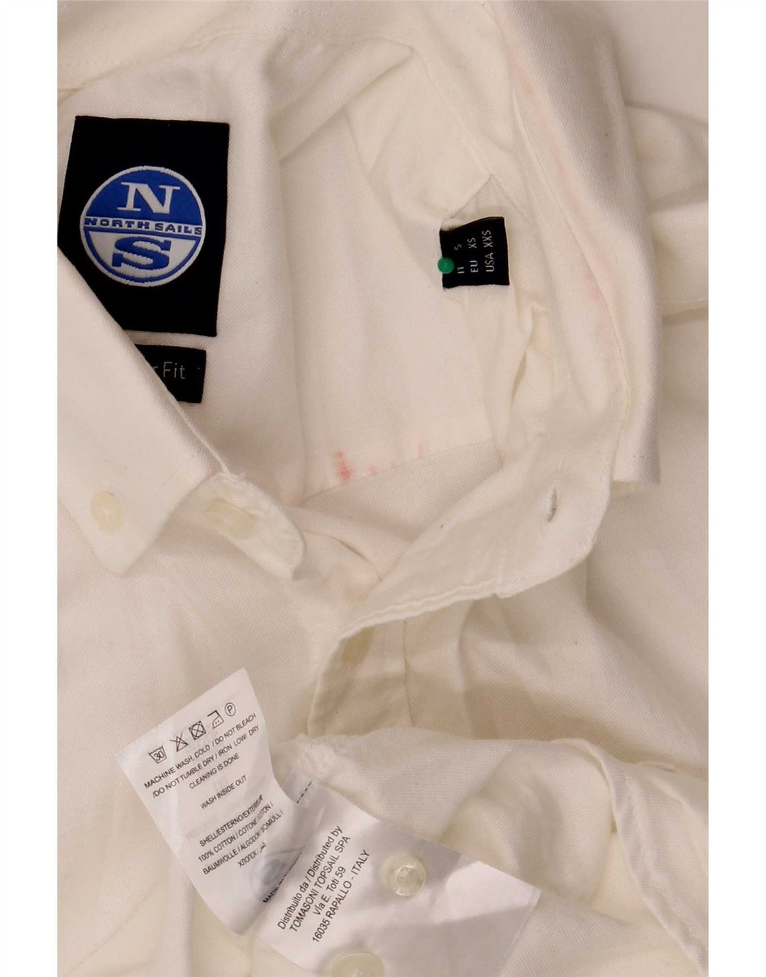 Camisa North Sails Hombre XS Algodón Blanco