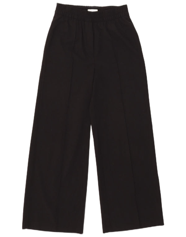 Marks & Spencer Pantalones chinos de cintura alta para mujer UK 8 Small W28 L29 Negro