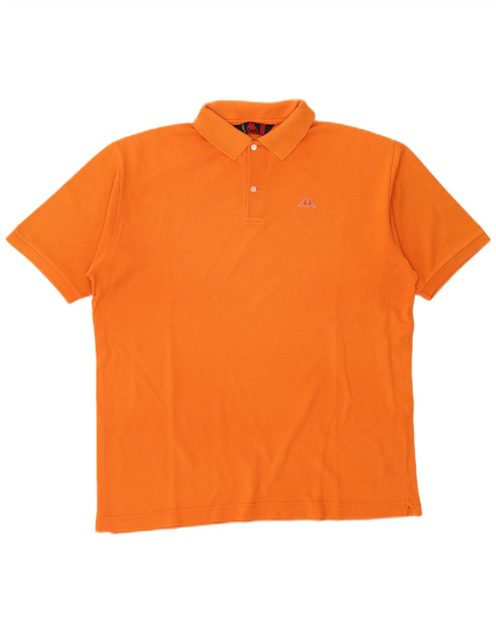 Kappa Polo Hombre XL Naranja Algodón