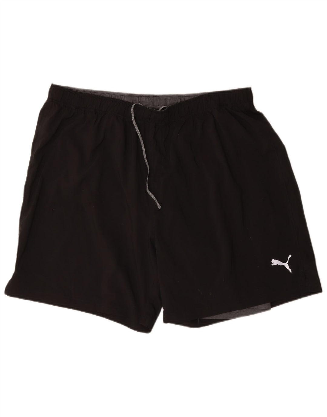 Puma Pantalones cortos deportivos gráficos para hombre 2XL Poliéster negro