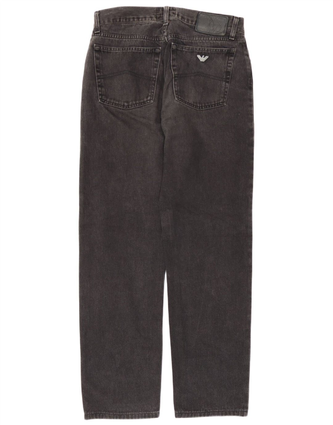 Vaqueros Armani Hombre Rectos W32 L31 Algodón Gris