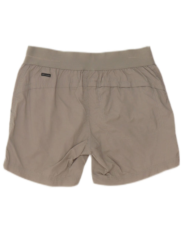 Columbia Pantalones Cortos Chinos De Corte Regular Para Mujer Pequeños W28 Algodón Gris