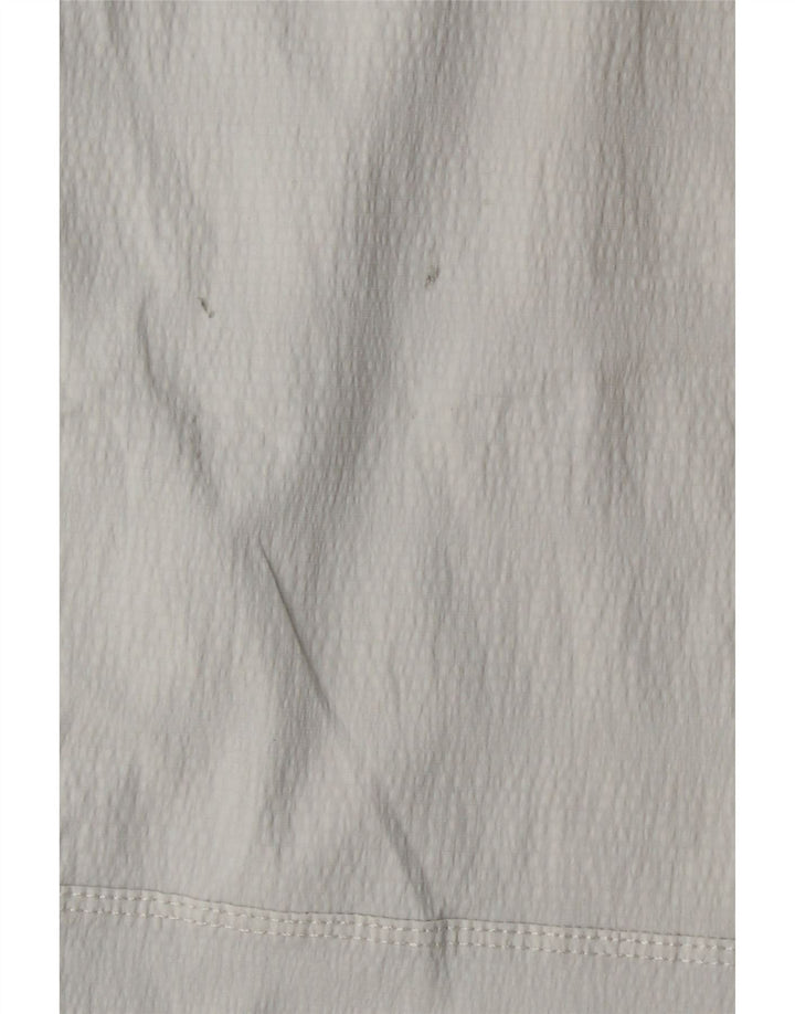 ATHLETA Pantalones cortos rectos para mujer US 12 Large W32 L24 Nylon blanco